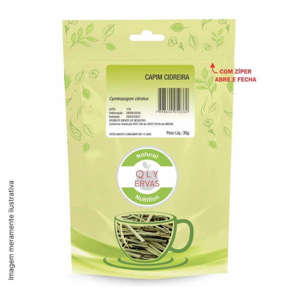 Chá de Capim Cidreira - QLY Ervas