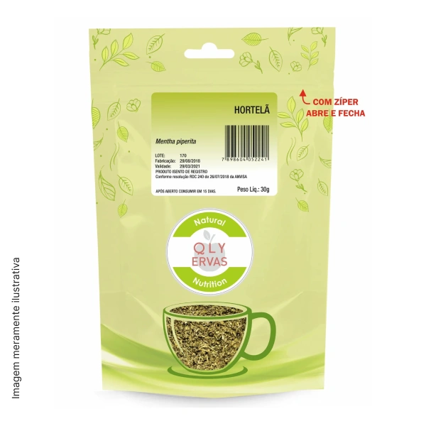 Chá de Hortelã - QLY Ervas